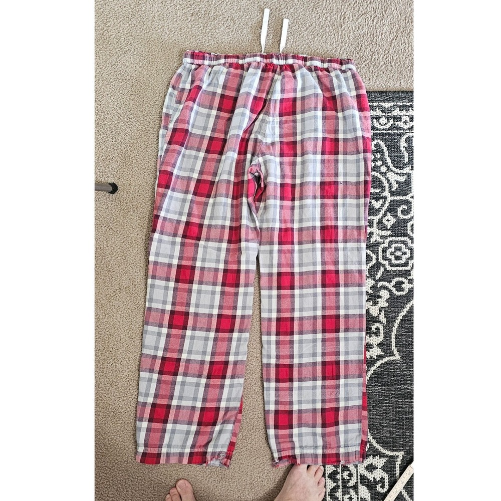 Eddie Bauer Womens Red Plaid Pajama Pants Sleepwear Lounge Bottoms Size L - Picture 9 of 9